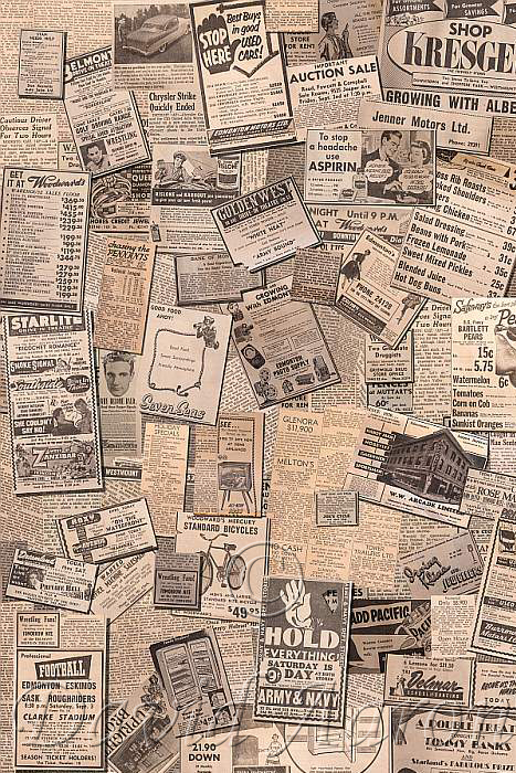 This collage is made up of various advertisements from 1955. Note: This ...