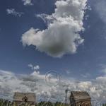 Everything in Alberta is big.  Even the clouds.  I'm using a 17-40 mm lens on a Canon 6D full frame camera.