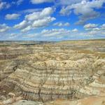 The coulees of Alberta.