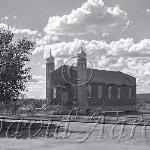 First mosque built in Canada.  As it looked in 1950 located on 111 Ave near  the Royal Alexandra Hospital