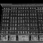 Built by Kenny Mcleod in 1915.  This photograph is a negative inverse giving the building a ghostly appearance.