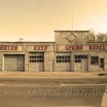 The Edmonton Auto Spring Works burned to the ground on March 21st  2010.  It had stood on this corner since 1923.