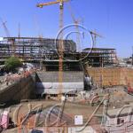 Arena under construction.
Greyhound still operational, but has since been demolished.